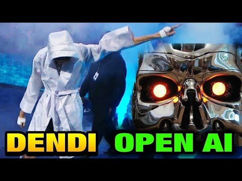 DOTA 2 TI7 NEW OPEN AI SKYNET BOT vs DENDI