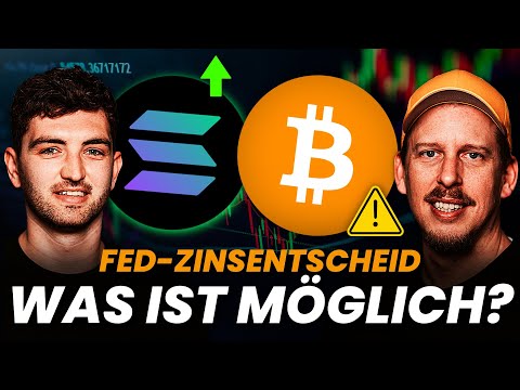 Bitcoin & Altcoins: Korrektur oder 120.000? Fed-Zinsentscheid im Fokus