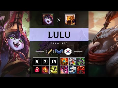 Lulu Mid vs Azir - KR Diamond Patch 25.16