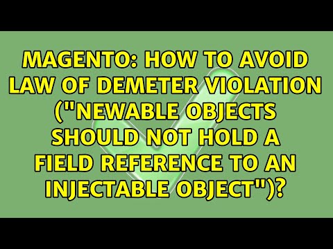 How to avoid Law of Demeter violation ("Newable objects should not hold a field reference to an...