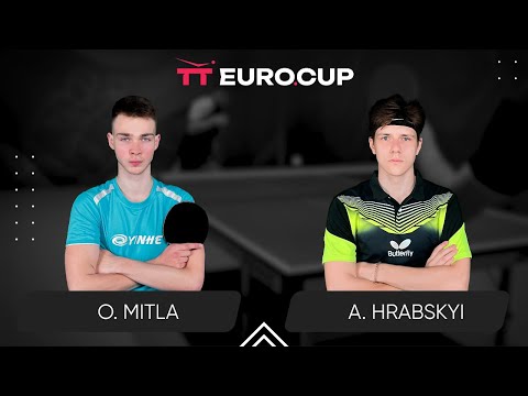 12:50 Oleksii Mitla - Andrii Hrabskyi  21.02.2024 TT Euro.Cup Ukraine Master. TABLE 4