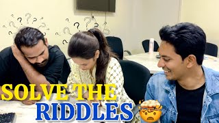 Can you solve the riddles? 😯 | paheliyan | Mad for fun | umair vlogs | bahria university ￼
