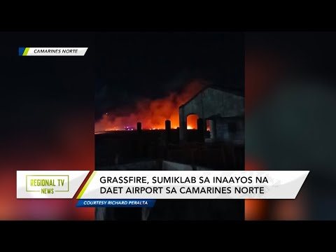 Regional TV News: Magkahiwalay na mga sunog sa Bicol, sumiklab