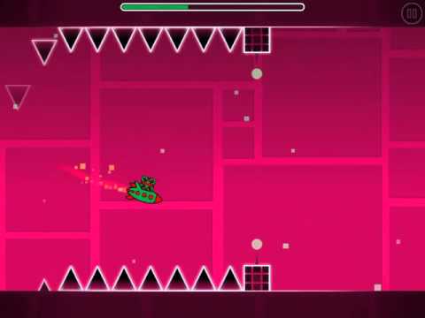 Lets Play Geometry Dash Part 1 - Stereo Madness (No Commentary) (IOS)
