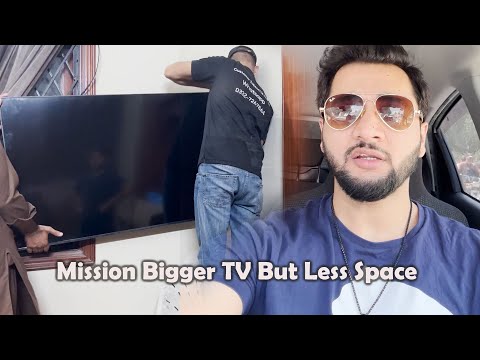 Mission Less Space And a Bigger TV | QLED Samsung | Pakistan