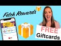 How to Use the Fetch Rewards App I Free Gift Cards!
