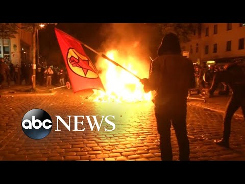 Protesters clash with police at G-20 summit
