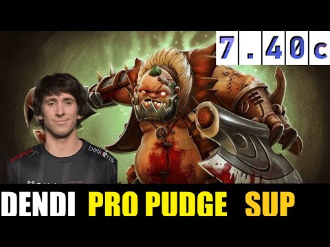 🤯 DENDI [PUDGE] SUP  7.40C - DOTA 2 HIGHEST MMR MATCH#dota2   #dota2gameplay  #dendidota2