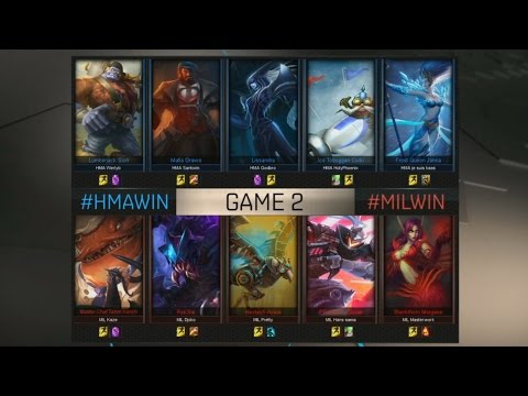 MIL vs HMA Highlights - Millenium vs Huma Game 2 – 2016 EU Challenger Spring