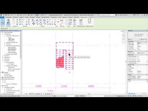 Vẽ cầu thang trong Revit