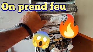 BIG scare!!! Mammoth almost went up in smoke 😱🔥 #nomad #nomade #truck #fires