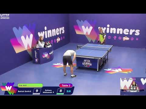 WINners CUP table 2  09.12  Batiuk Dmitrii - Zaitsev Aleksandr P  14:00