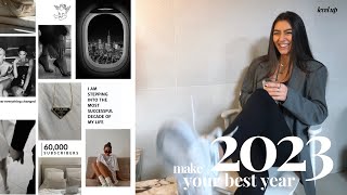 HOW TO MAKE 2023 THE BEST YEAR OF YOUR LIFE 🕊 | leveling up, setting goals, creating habits & more