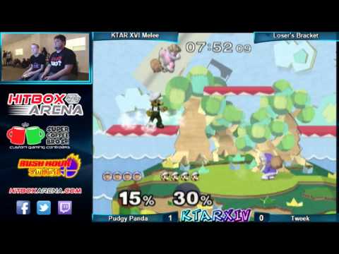 KTAR 14 Melee Singles Tweek (Luigi) vs PudgyPanda (ICs) Loser's Quarters