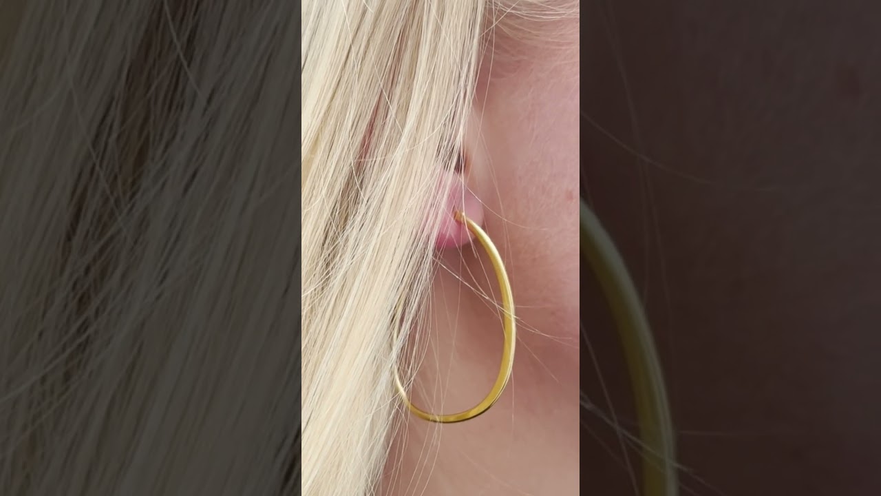 Creoler fancy oval 38x52 mm. sølv fg. 