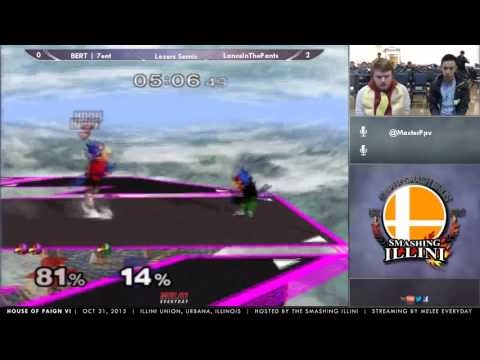 House of Paign VI [10/31/15] - Losers Semis: BERT | 7ent (Falco) vs. LanceInThePants (Falco)