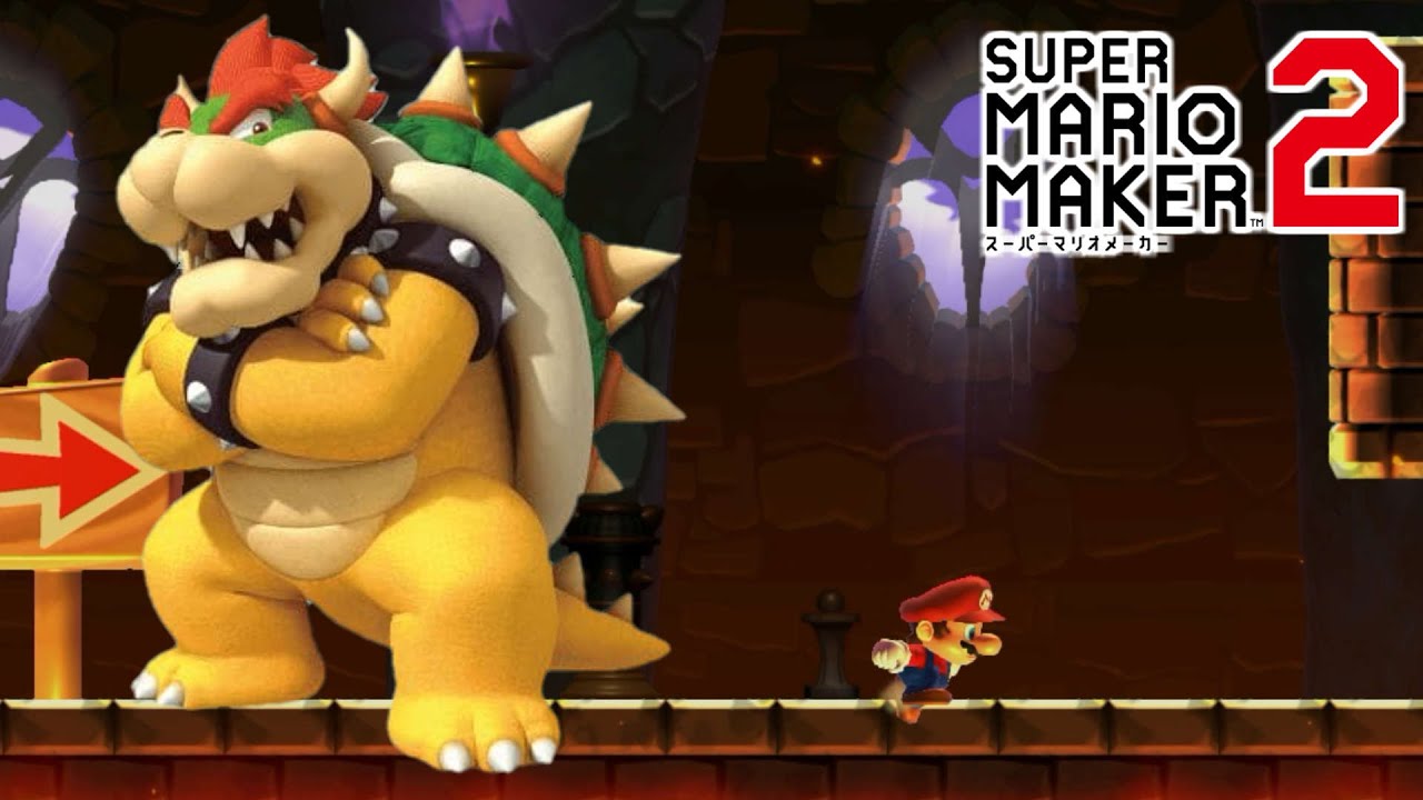 クッパから逃げろ！【マリオメーカー２】