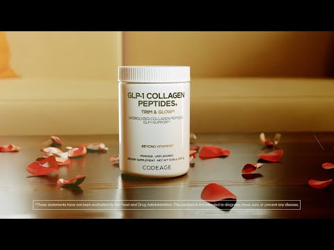 collagen peptides glp 1 GLP-1 Collagen Peptides Powder, Trim & Glow®, Unflavored, 10.58 oz (300 g)