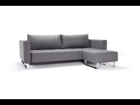 Cassius Deluxe Excess Lounger SOFA Shown in 563 Twist Charcoal