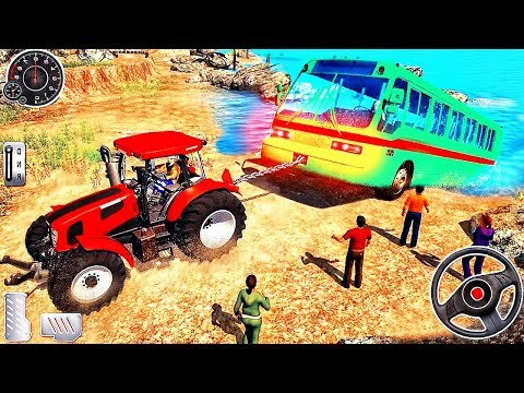 Offroad Chained Tractor Towing Rescue Vechies Simulator - Android GamePlay