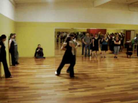 Federico Naveira y Ines Muzzopappa at Mission Cultural Center,  San Francisco, April 2009