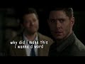 Destiel Going Canon But The Night We Met Is Playing In The Background
