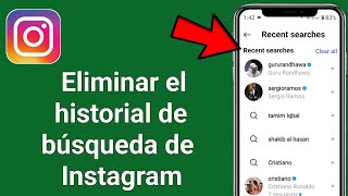 Cómo borrar el historial de búsqueda de Instagram de una vez (2025)