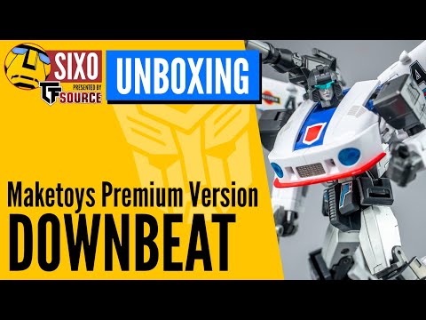 UNBOXING: Transformers Maketoys MTRM-09R Downbeat Premium Version