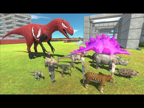Escape from CARNAGE ALLOSAURUS - Animal Revolt Battle Simulator