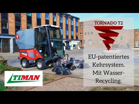 Timan 3330 Kehrmaschine | Tornado T2 - größte Kehrleistung in der Klasse