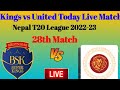 Biratnagar Super Kings vs Far West United Today Cricket Live Match || Nepal T20 League 2022-23 Live