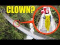 when you see this clown, do not try to cross the bridge! Run Away FAST!!