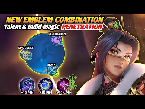 SANGAT DIREKOMENDASIKAN EMBLEM TERBARU FULL MAGIC PENETRATION !! META MAGE TELAH KEMBALI !!