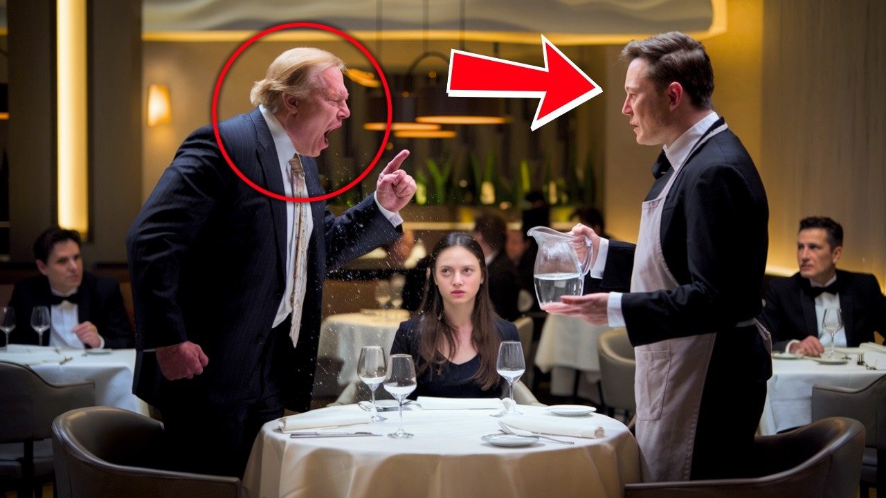 Elon Musk Disguises Himself as a Waiter in His Own Restaurant to Test His Customers, People's...
