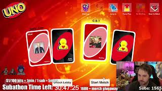 Will Smith smacking Noble in UNO