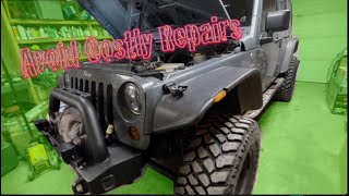 DIY Power Steering Fluid Change Jeep Wrangler JK