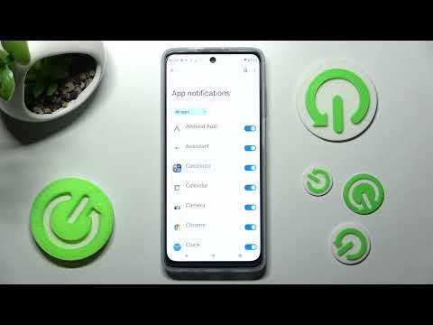 How to Turn On/Off App Notifications on MOTOROLA MOTO G62 5G - Manage Notifications