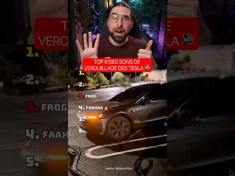 LES MEILLEURS SONS DE VERROUILLAGE TESLA 🔊