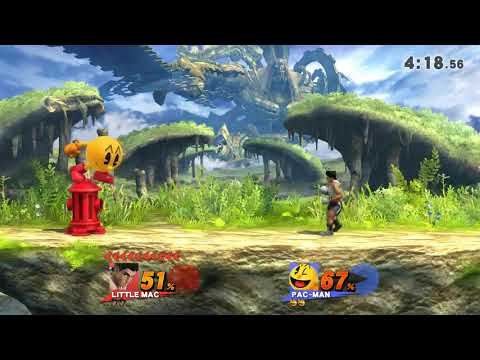 SSB4: littlemac vs pacman