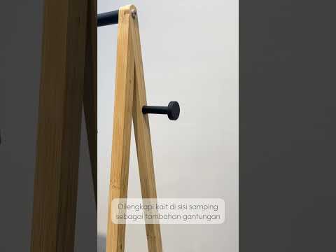 Gambar Informa Weldon Gantungan Pakaian Bamboo - Hitam