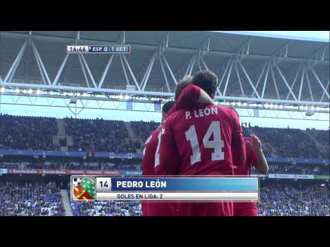 La Liga | Gol de Pedro León (0-1) en el RCD Espanyol - Getafe CF | 25-11-2012 | J13