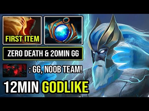 GLOBAL KILLER!!! First Item Boots Solo MID Zeus 12min Godlike, 20min GG 100% Deleted Trashtalk SF