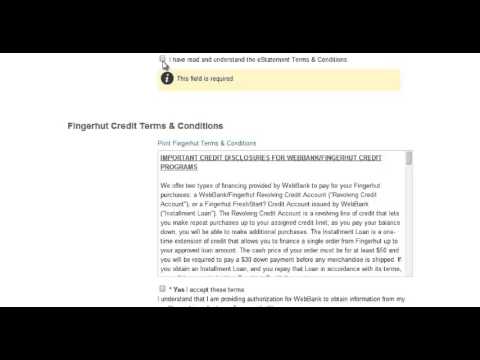Fingerhut Account