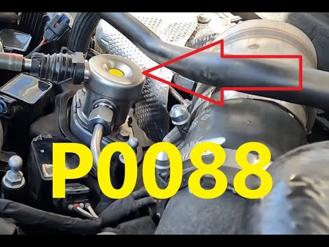 Causes and Fixes P0088 Code: Fuel Rail/System Pressure - Too High