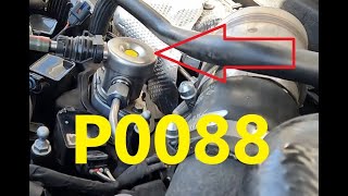 Causes and Fixes P0088 Code: Fuel Rail/System Pressure - Too High
