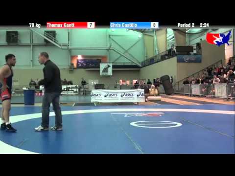 Thomas Gantt vs. Chris Castillo at 2013 ASICS University Nationals - FS