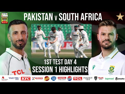 Session 1 Highlights | Pakistan vs South Africa Test Series 2025 | 1st Test Day 4 | PCB | M2R1U