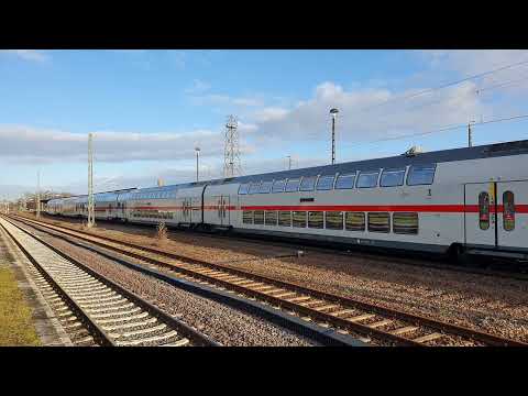 146 561-6 mit IC 2445 nach Dresden in Köthen
