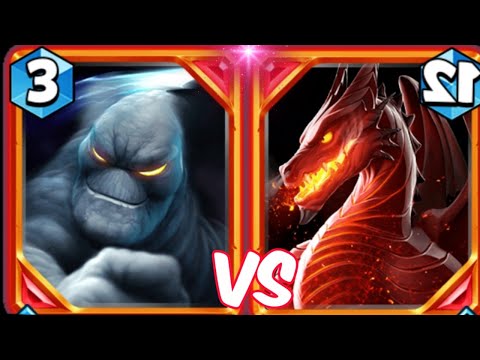 Castle Crush - Giant Storm Element Vs Legendary Dragon Epic Fight! -Castle Crush Gameplay