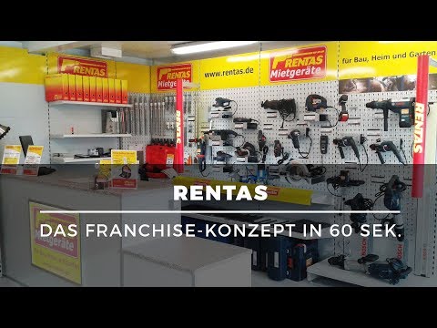 Selbstständig mit Werkzeugvermietung – Franchise mit Rentas erklärt in 60 Sek.